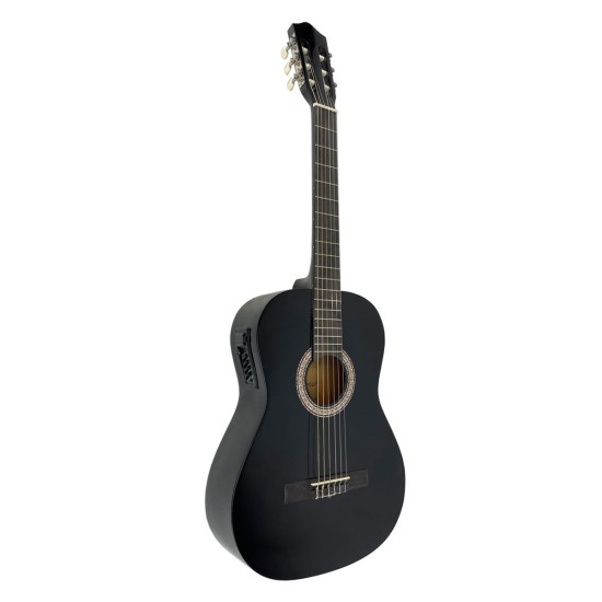 Condorwood C44-BK EQ elektro klasikinė gitara